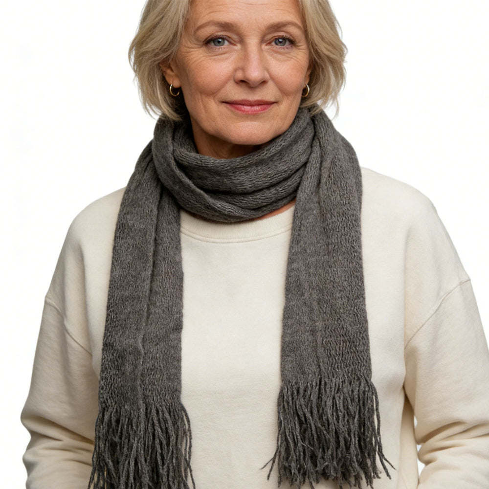 FAZVIDA Unisex Skinny Acrylic Scarf - view 4