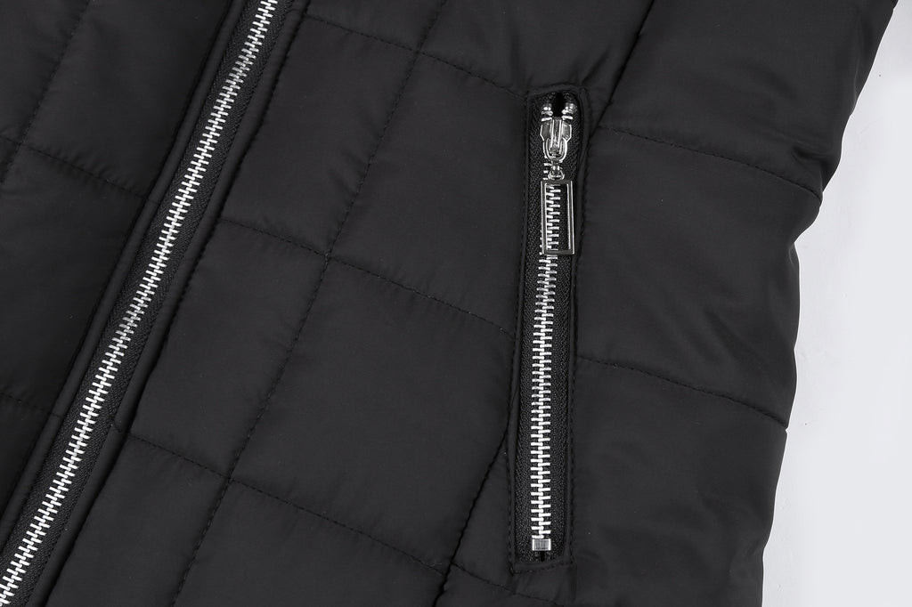 FAZVIDA Hooded Long Sleeve Cotton Blend Jacket - view 6