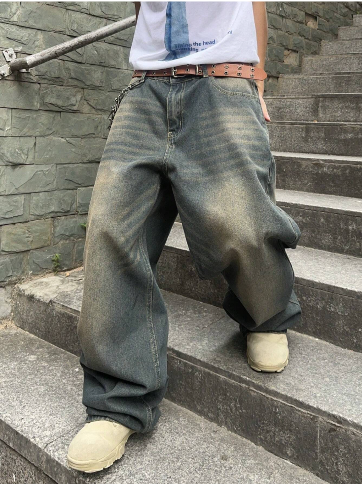FAZVIDA Unlined Loose Straight Pants - H121s