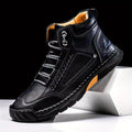 FAZVIDA Men's Casual Ankle Boots - Black