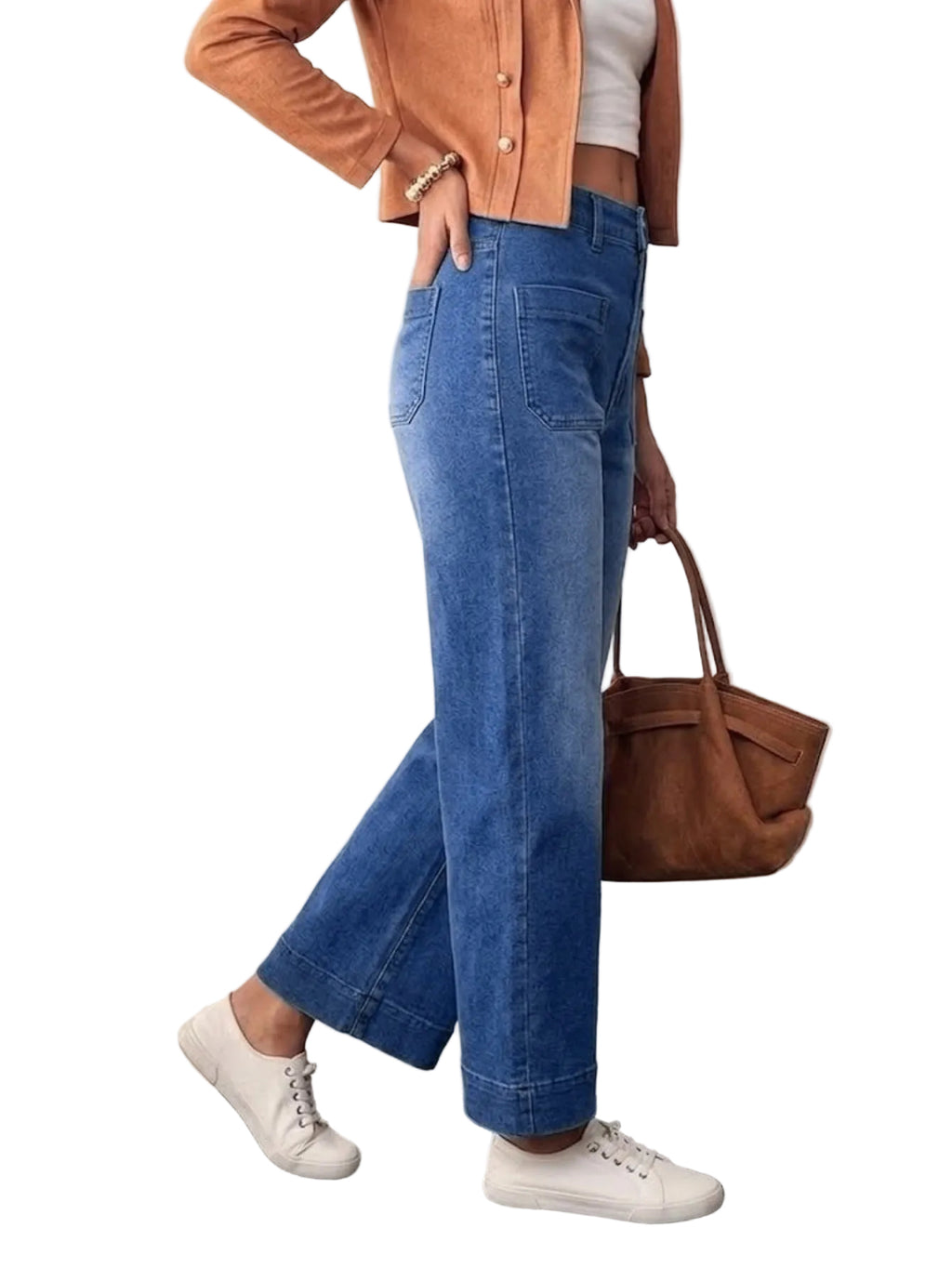 FAZVIDA Women's High Waist Flare Jeans - view 5