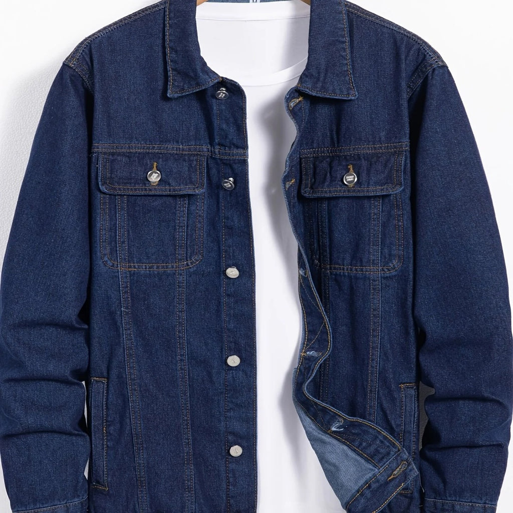 FAZVIDA Men's Form-Fitting Denim Jacket - Y106S