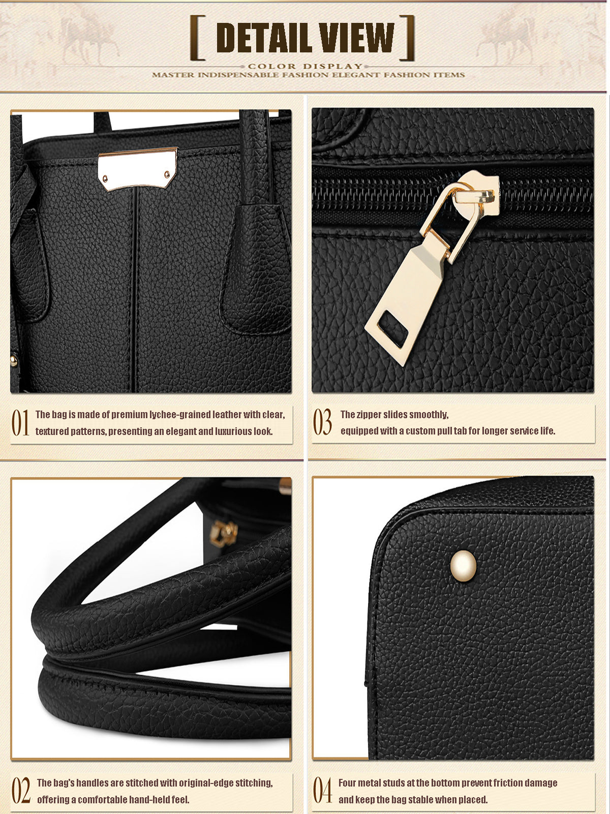 FAZVIDA Women's Large Capacity Tote Bag - view 2