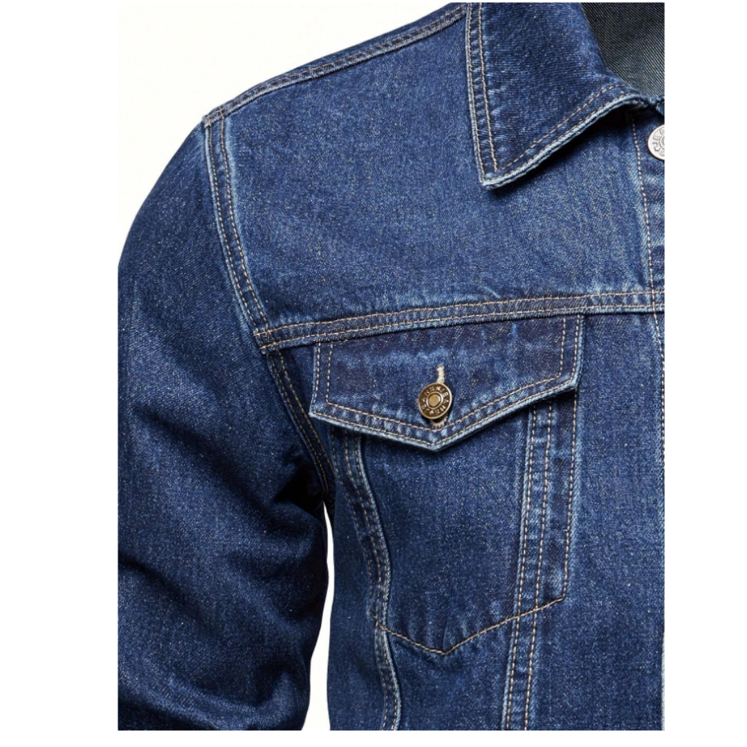 FAZVIDA Slim-Fit Denim Jacket - view 10