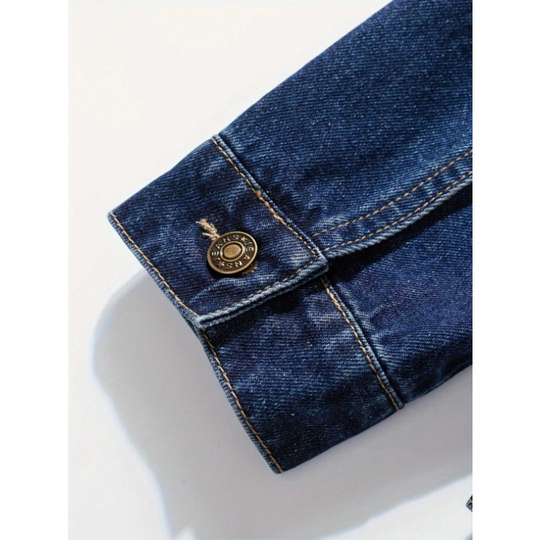 FAZVIDA Slim-Fit Denim Jacket - view 4