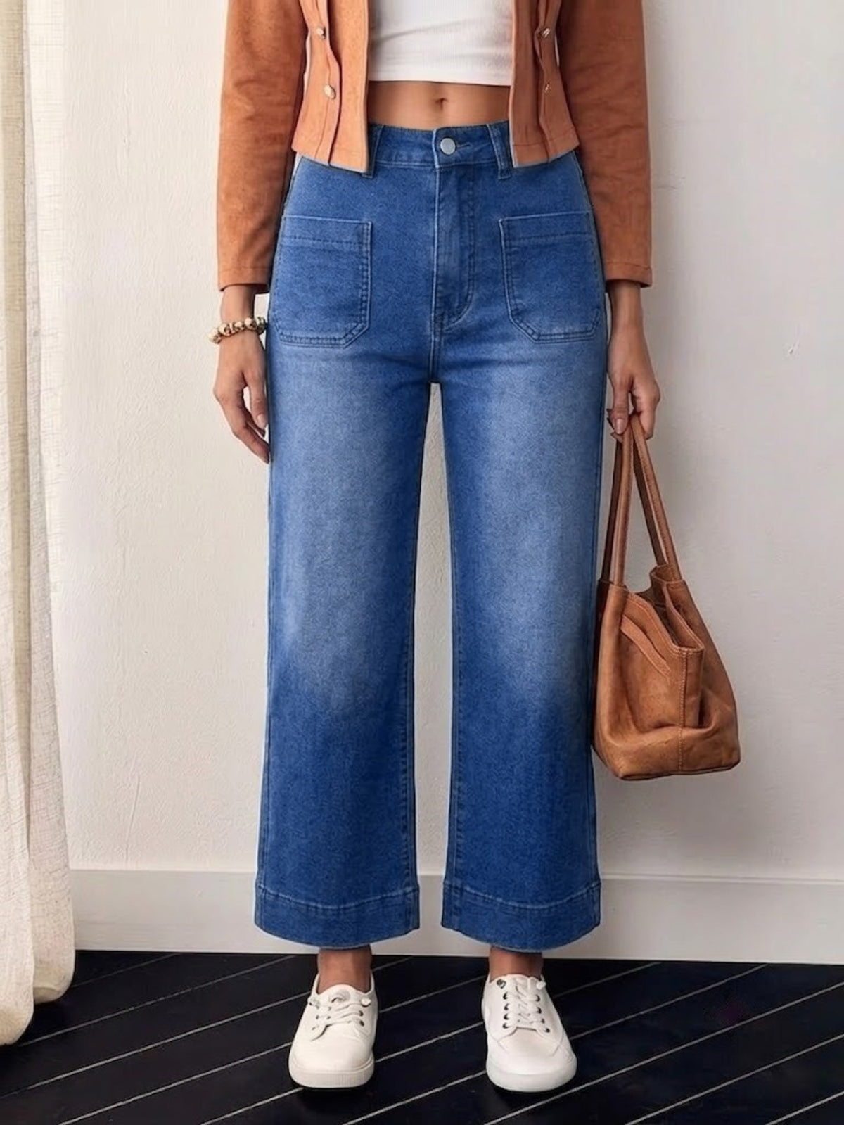 FAZVIDA Women's High Waist Flare Jeans - view 4