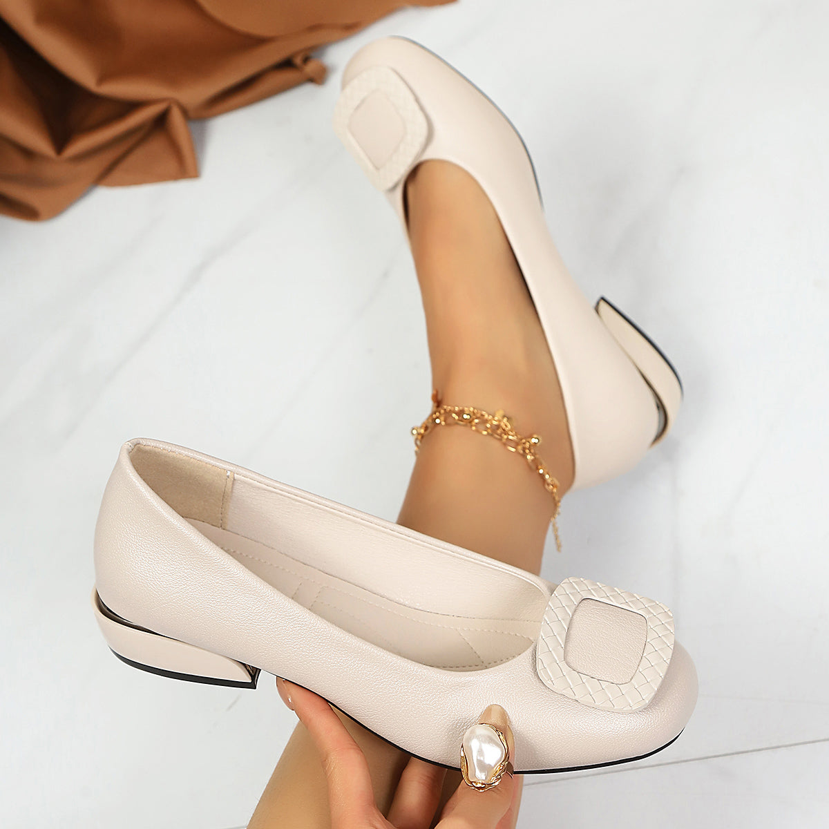FAZVIDA Women's Low Heel Pumps - view 2