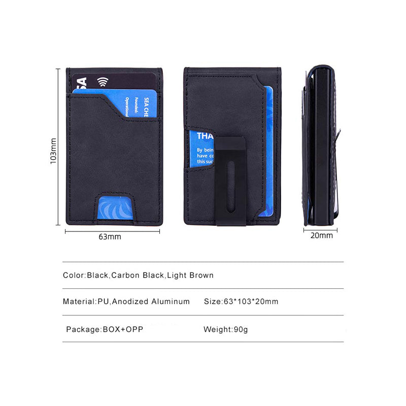 FAZVIDA Men's Pop-Up RFID Wallet - view 6