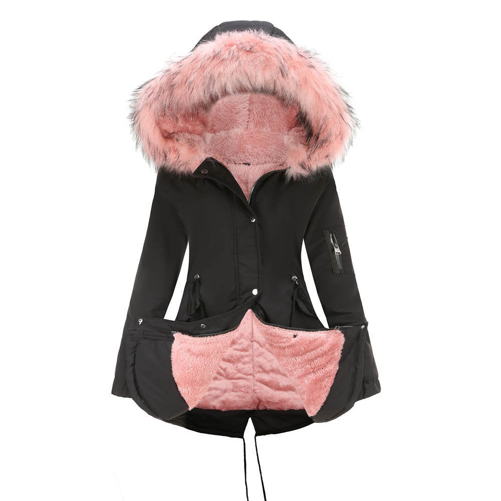 FAZVIDA Hooded Mid-Length Padded Parka - view 5