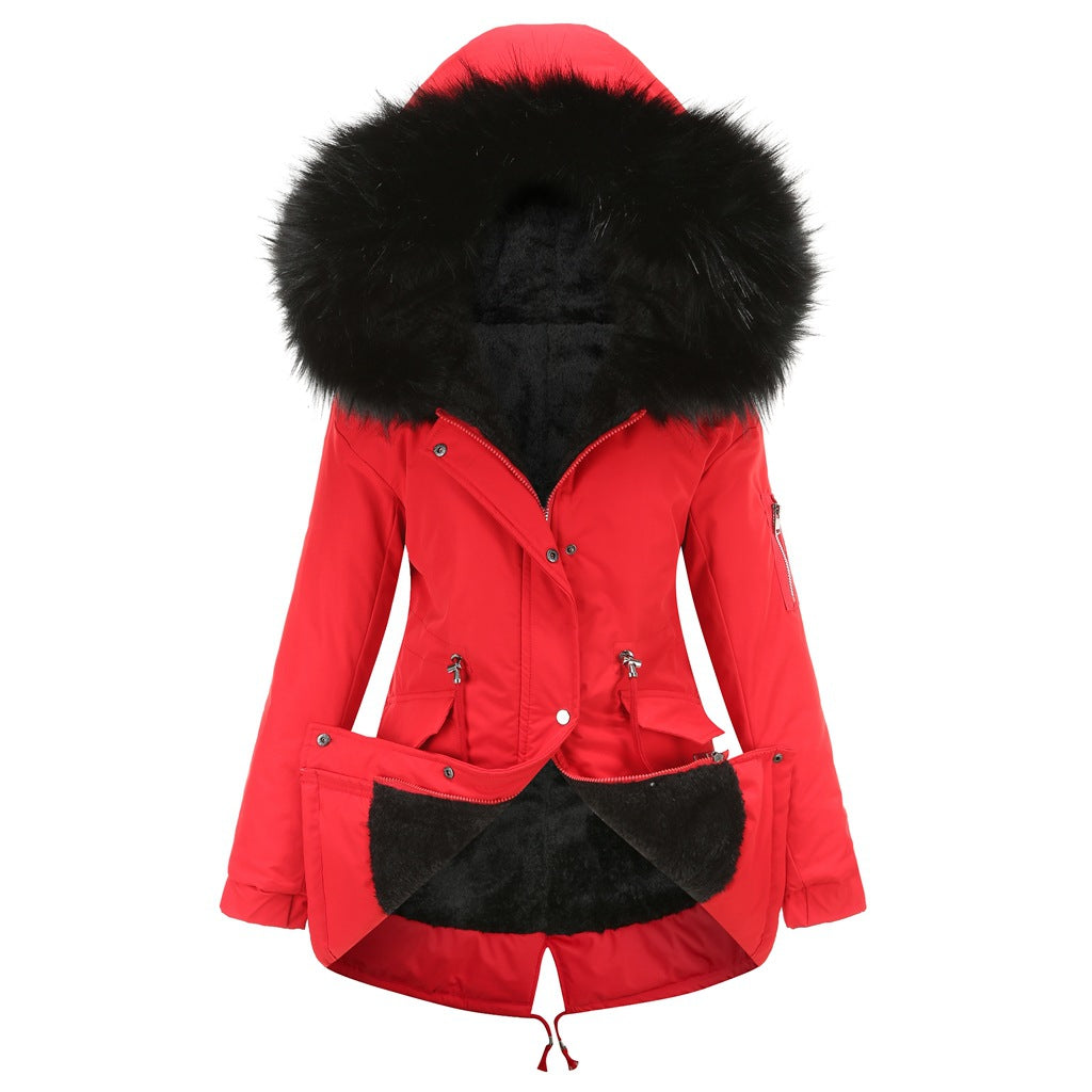 FAZVIDA Hooded Mid-Length Padded Parka - view 4