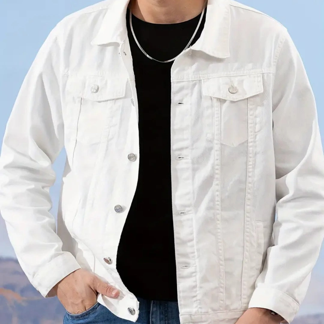 FAZVIDA Formal Cotton Denim Jacket - Y034S