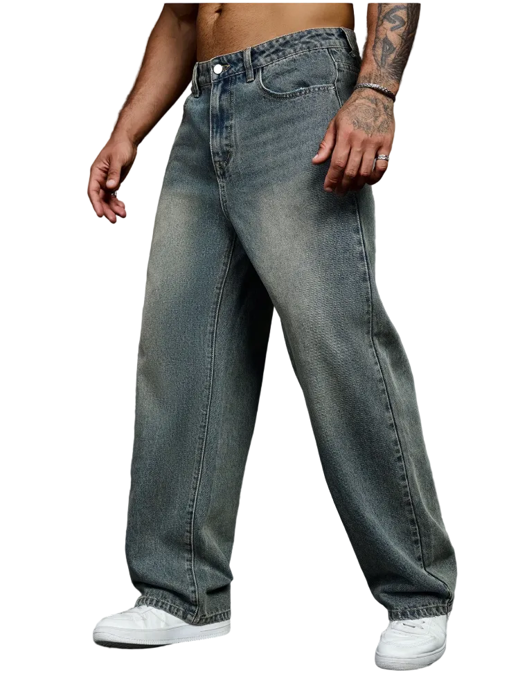 FAZVIDA Unlined Loose Straight Pants