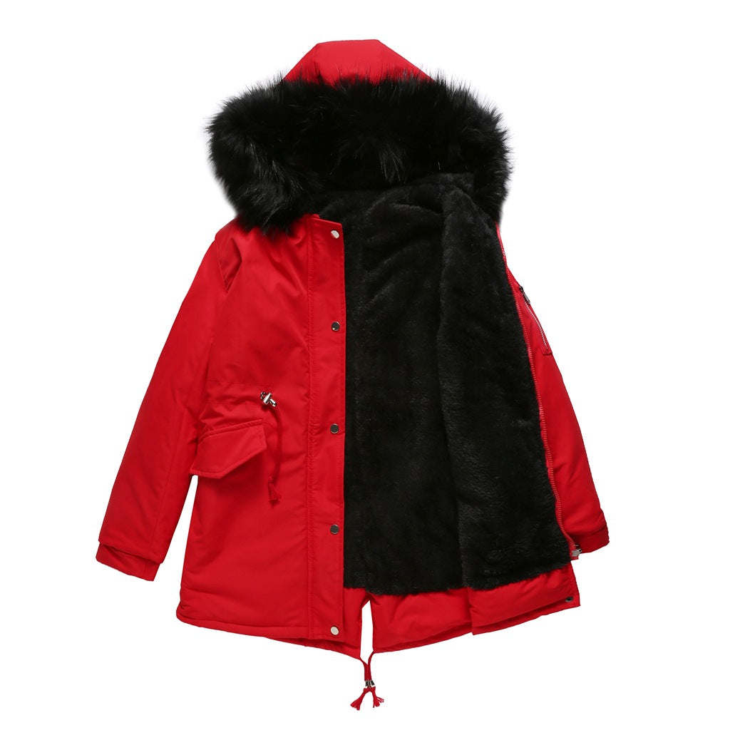 FAZVIDA Hooded Mid-Length Padded Parka - view 6