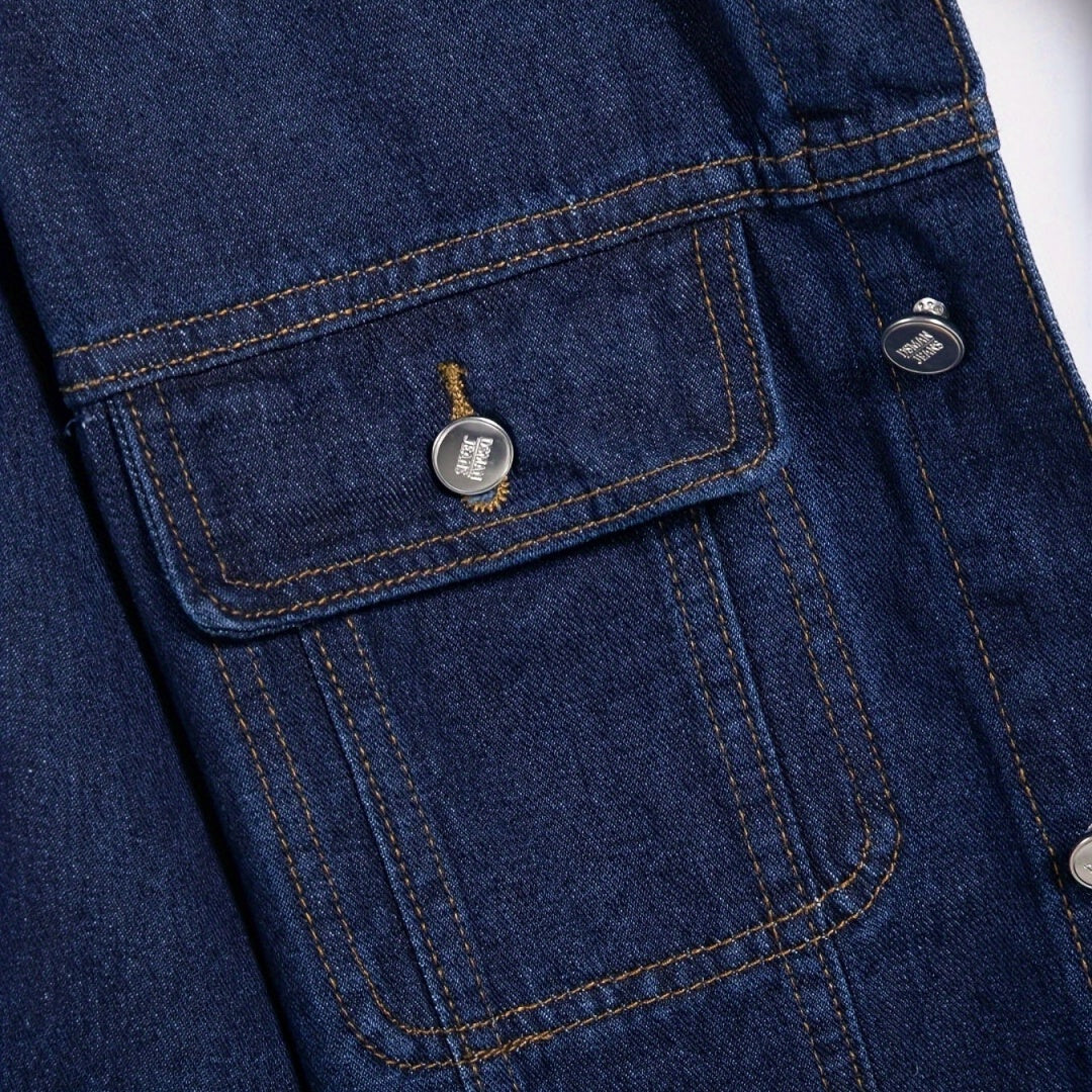 FAZVIDA Men's Form-Fitting Denim Jacket - view 3