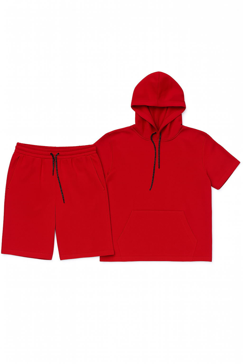The Short Sleeve Hoodie & Shorts Set