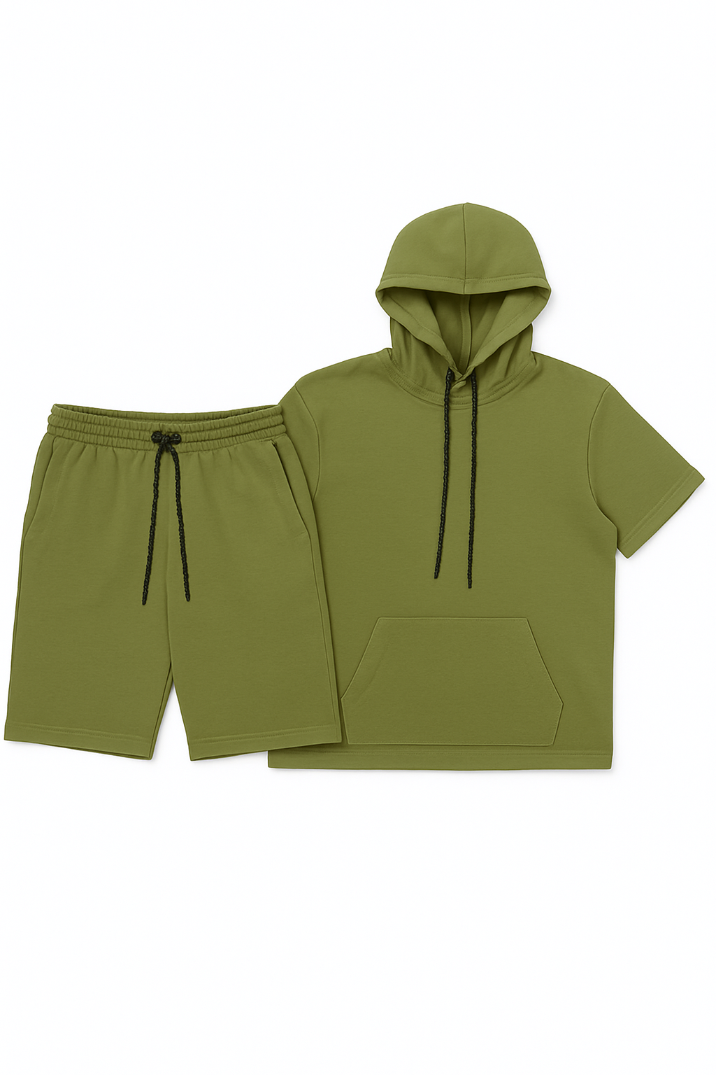 The Short Sleeve Hoodie & Shorts Set
