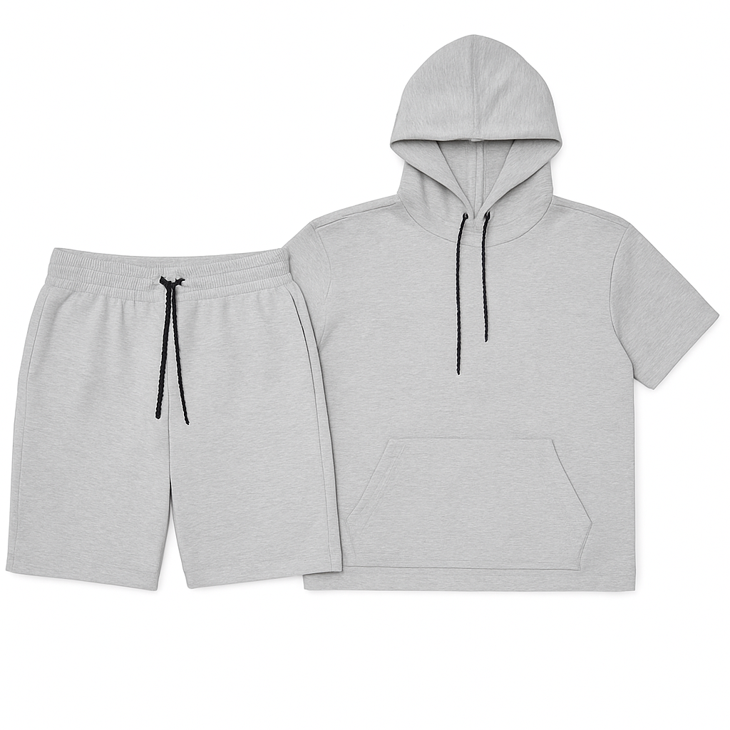 The Short Sleeve Hoodie & Shorts Set