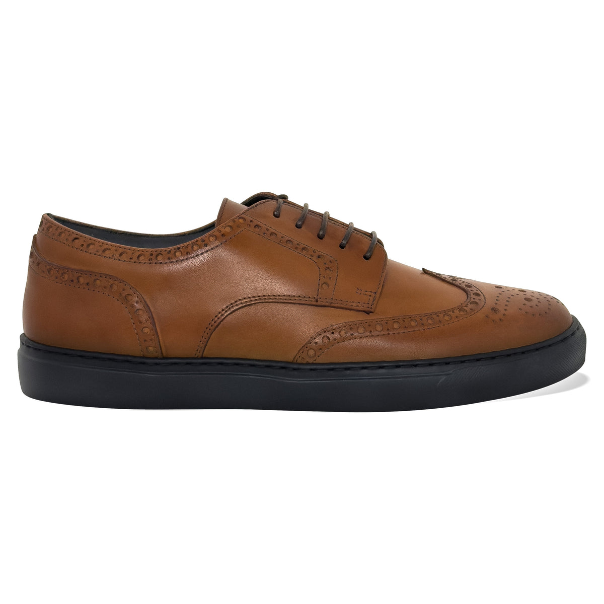 The Cognac Wingtip Sneakers