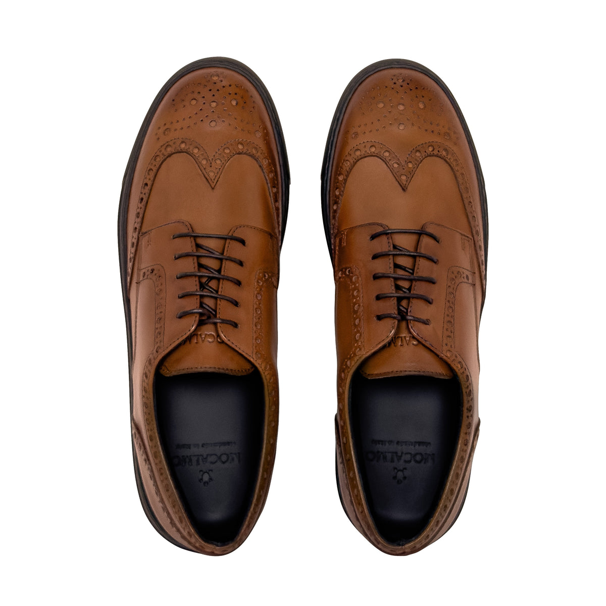 The Cognac Wingtip Sneakers