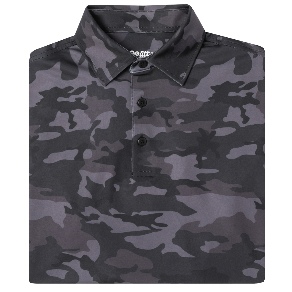 The Black Camo Polo