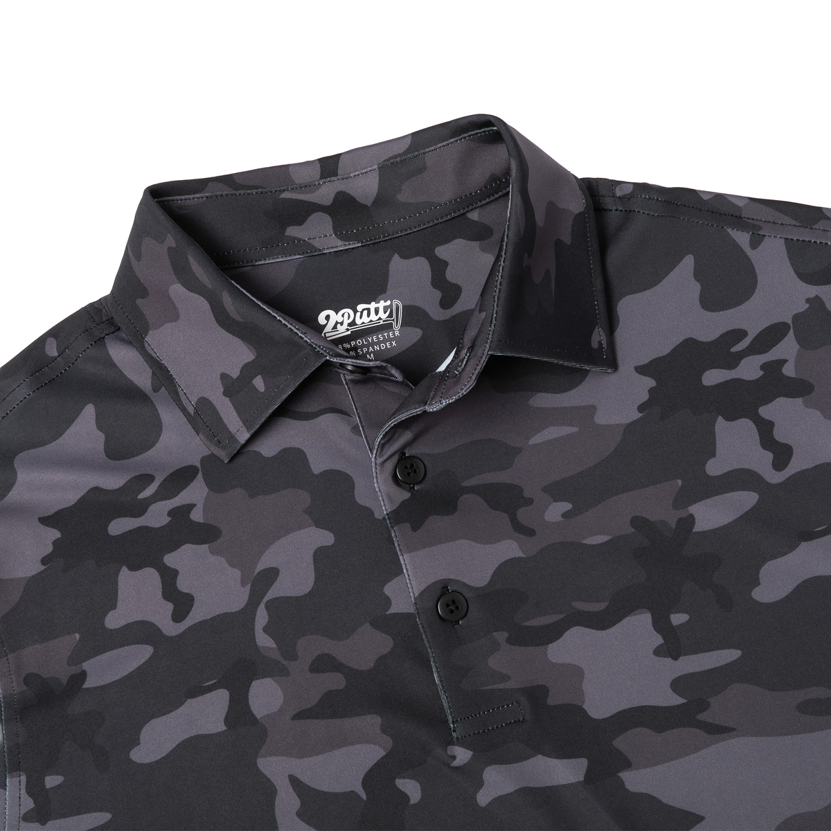 The Black Camo Polo