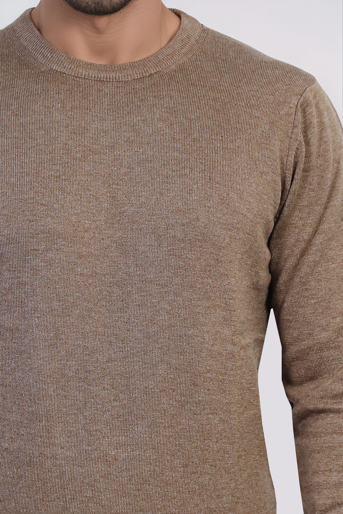 The Brown Crew Neck Sweater