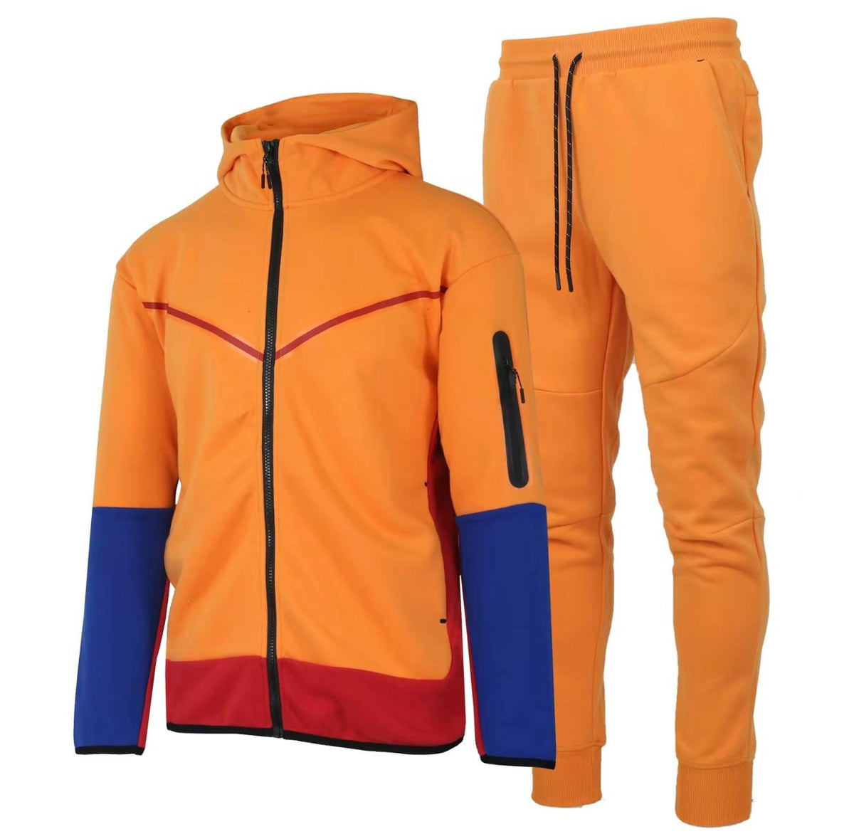 The Two-Tone Fleece Tracksuit