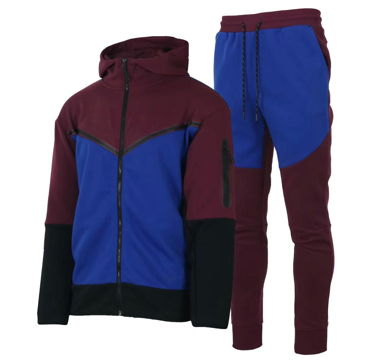 The Two-Tone Fleece Tracksuit