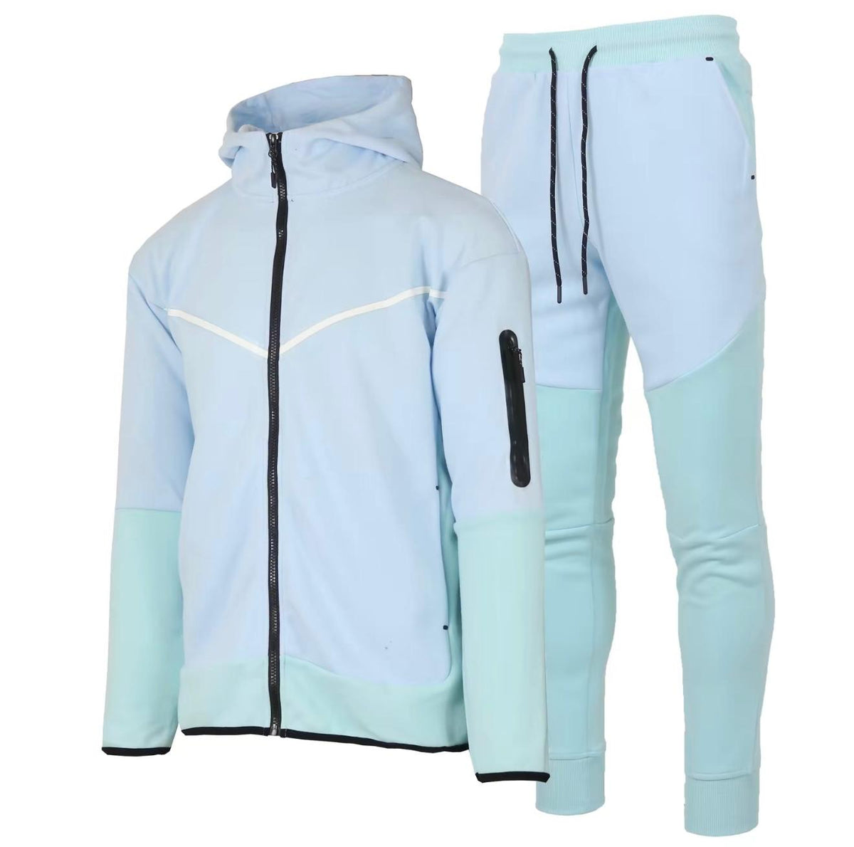 The Two-Tone Fleece Tracksuit