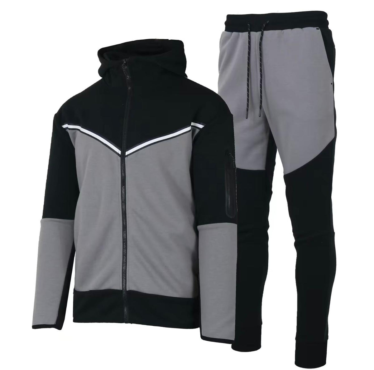 The Two-Tone Fleece Tracksuit