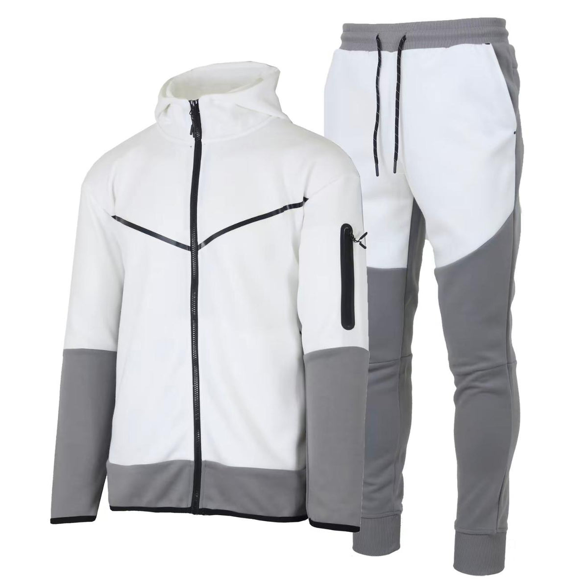 The Two-Tone Fleece Tracksuit