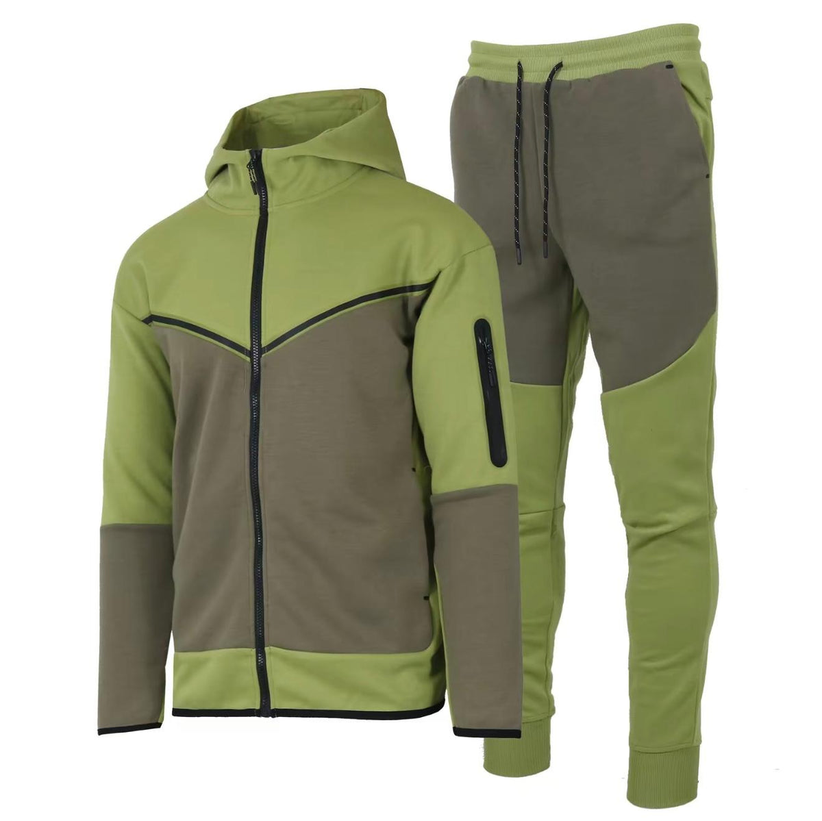 The Two-Tone Fleece Tracksuit
