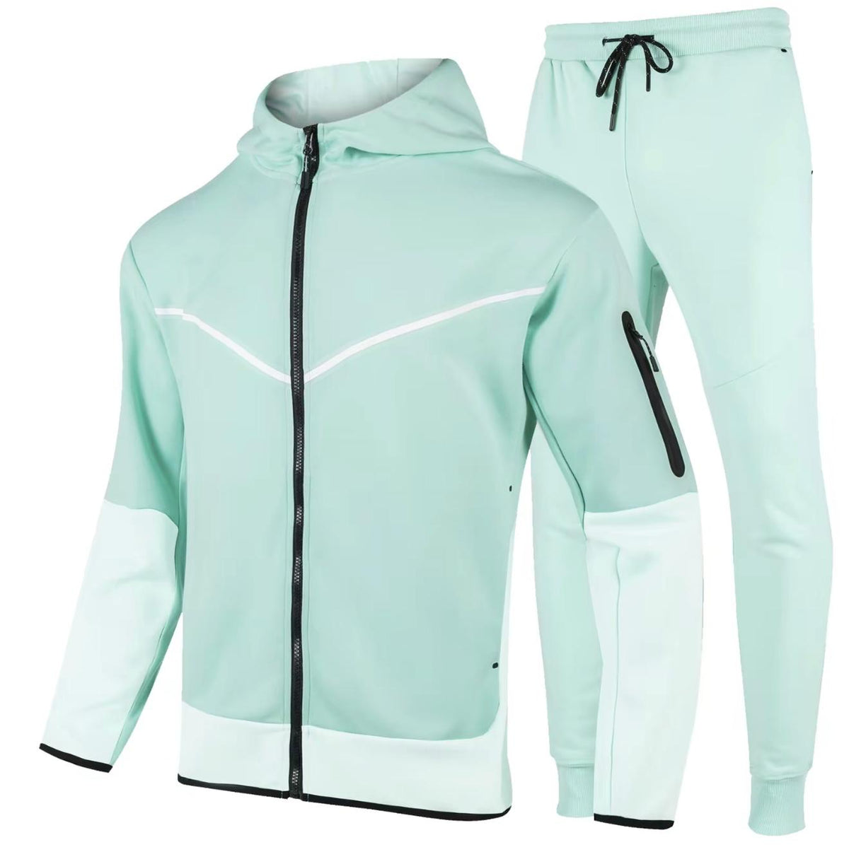 The Two-Tone Fleece Tracksuit