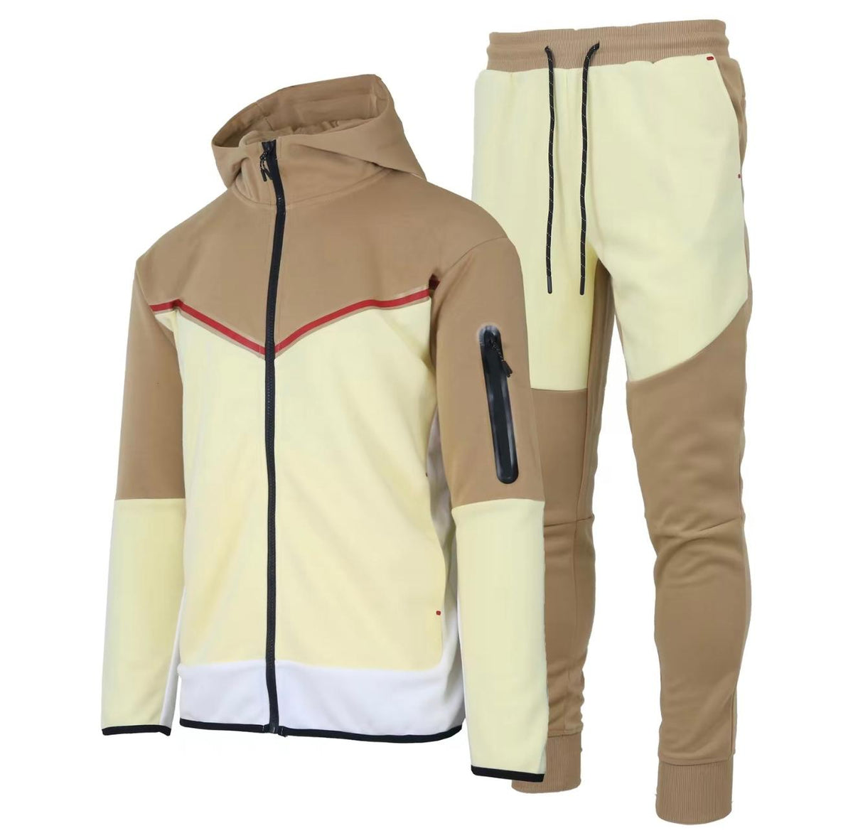 The Two-Tone Fleece Tracksuit