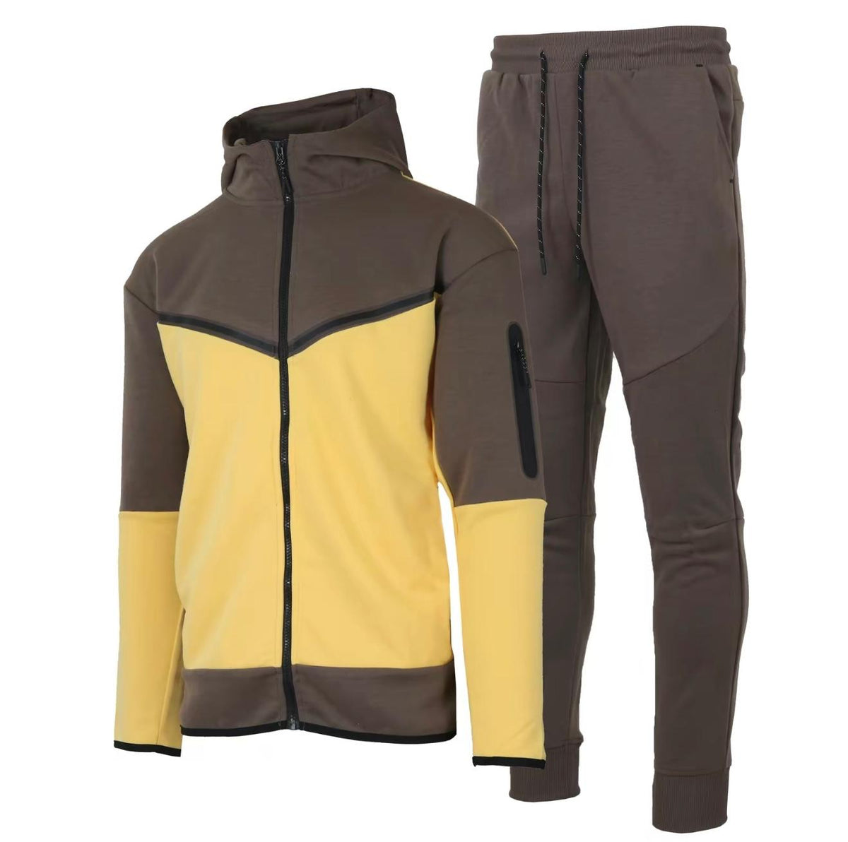 The Two-Tone Fleece Tracksuit