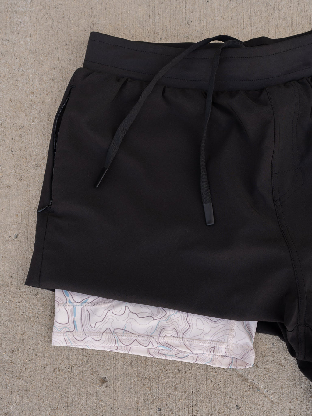 The Black Hybrid Shorts