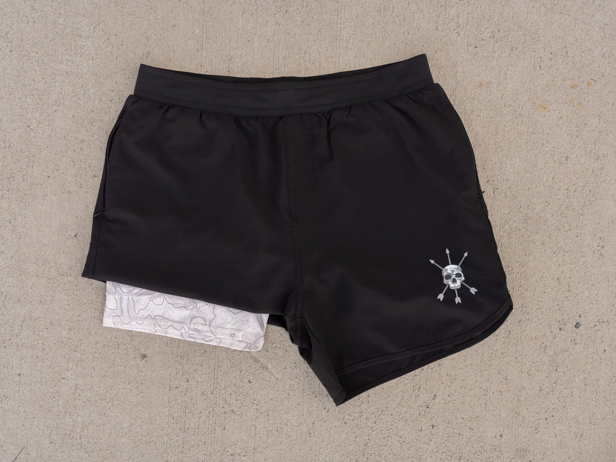 The Black Hybrid Shorts