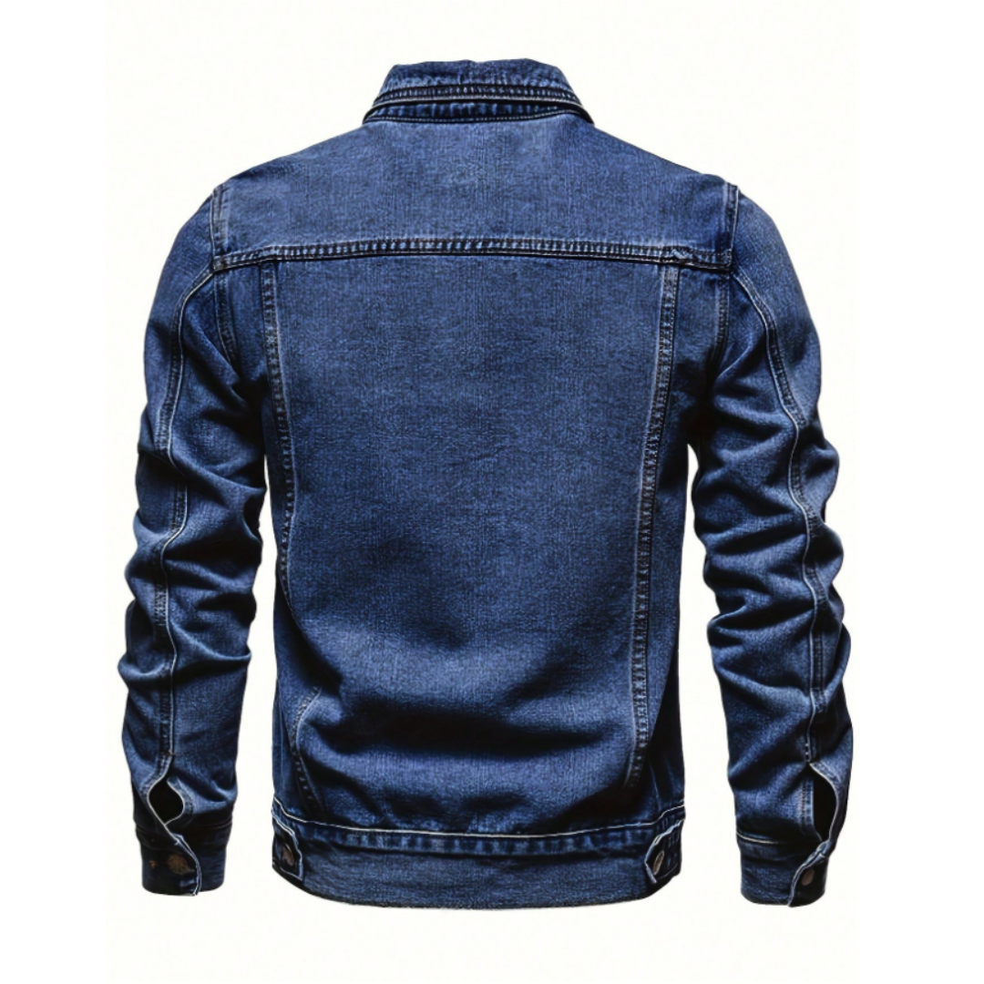 FAZVIDA Slim-Fit Denim Jacket