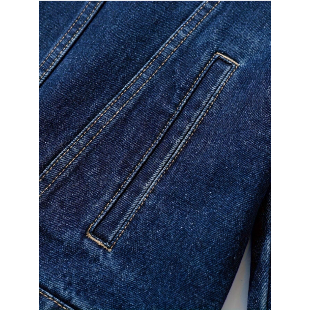 FAZVIDA Slim-Fit Denim Jacket - view 7