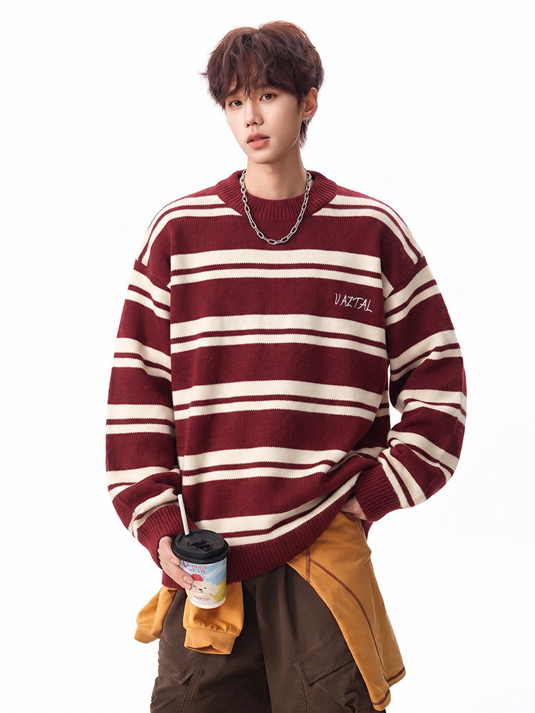 The Color-Block Striped Sweater