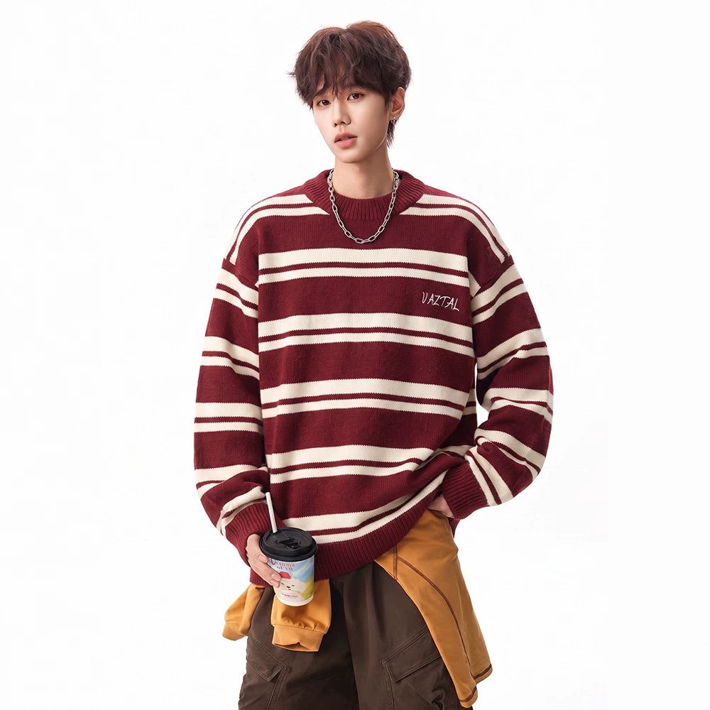 The Color-Block Striped Sweater