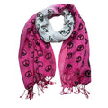 FAZVIDA Women's and Men's Semi Sheer Scarf - Pink