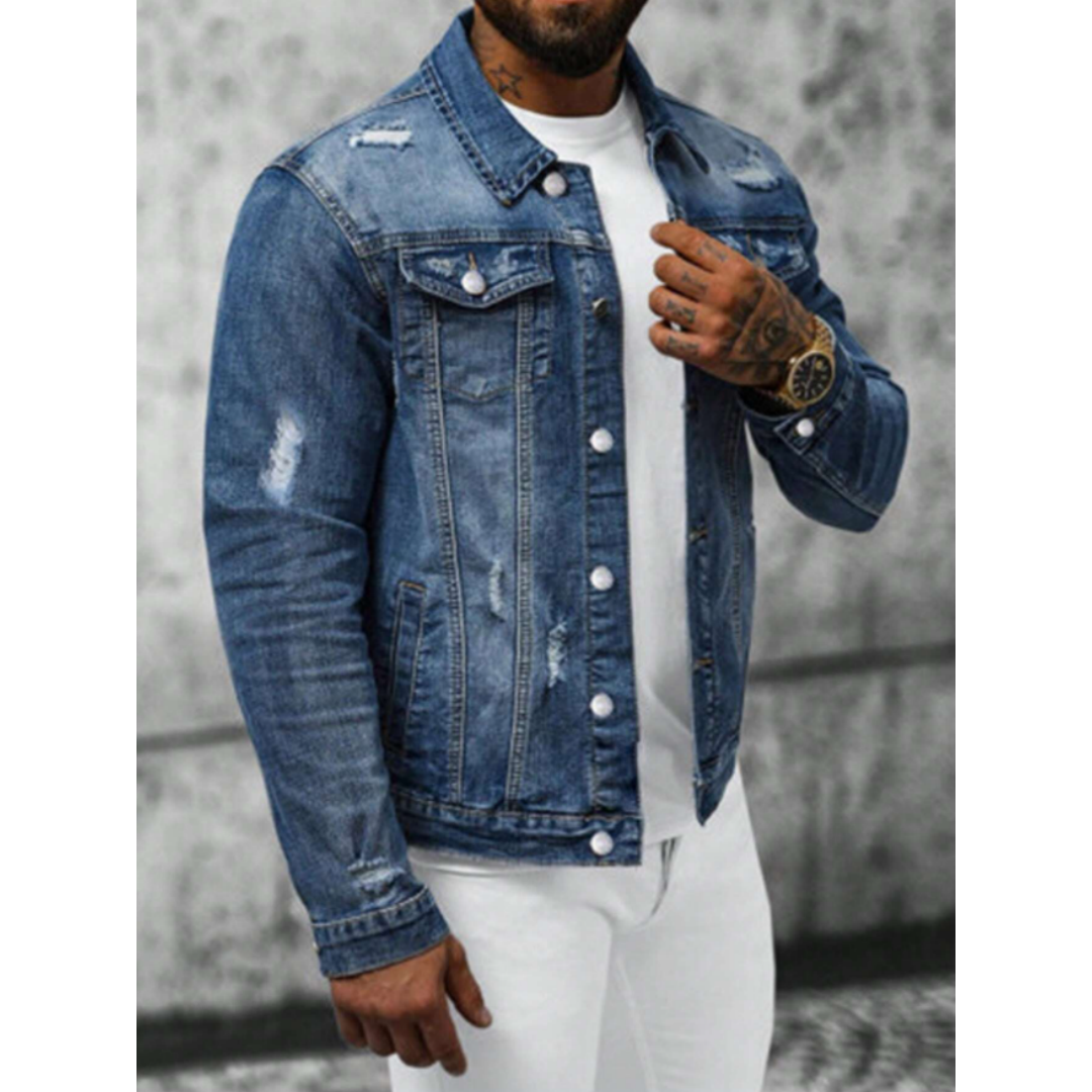 FAZVIDA Slim-Fit Denim Jacket - Y039S