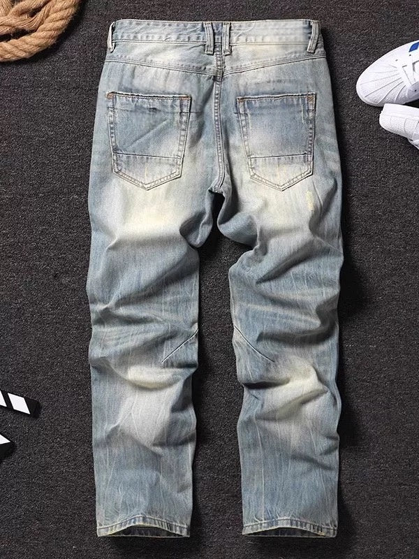 FAZVIDA Cotton Non-Elastic Straight-Leg Pants - view 6