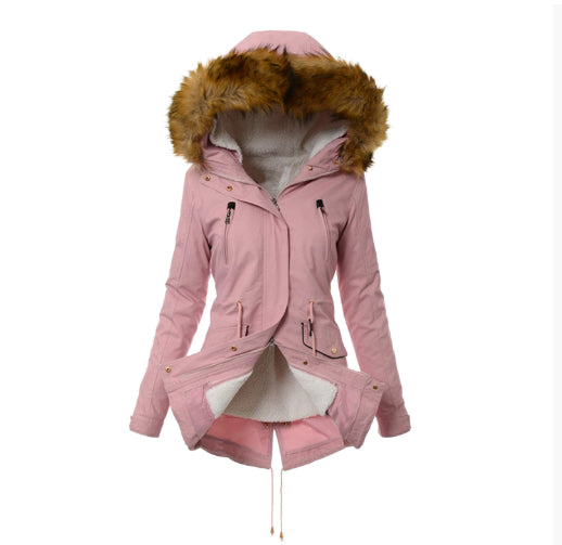 FAZVIDA Hooded Mid-Length Padded Parka - view 7