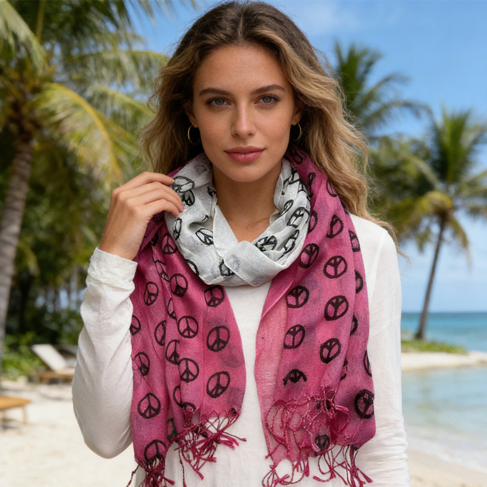 FAZVIDA Women's and Men's Semi Sheer Scarf - view 2