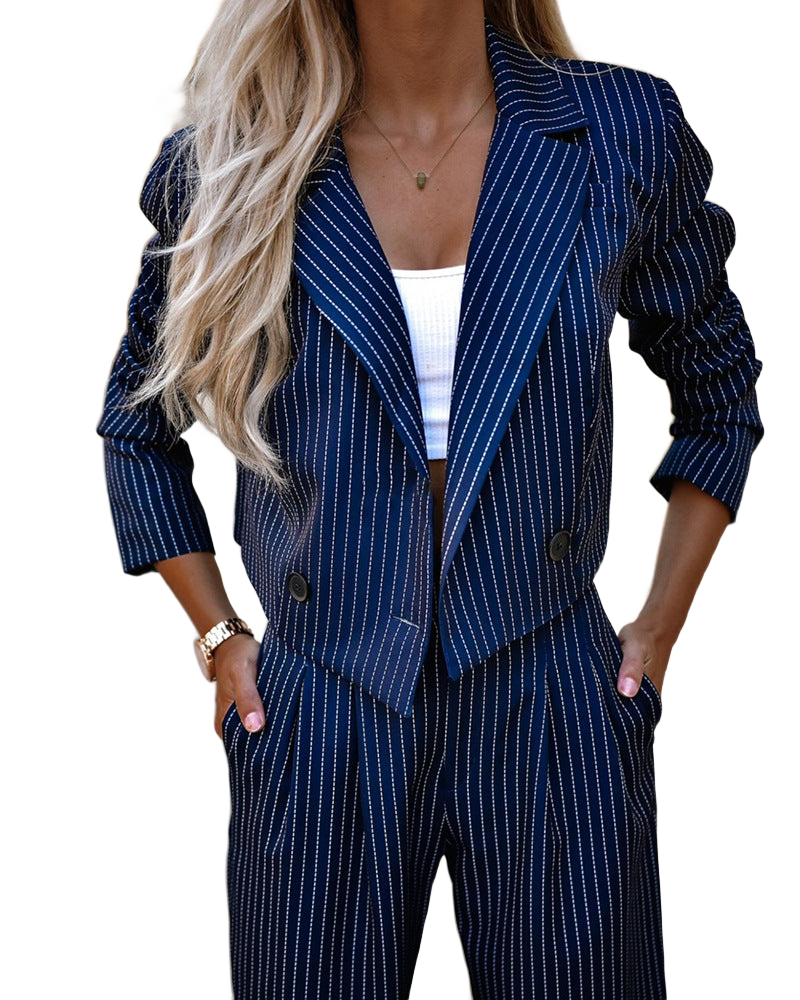 The Lapel Pants Set